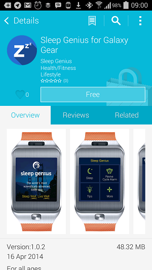 Sleep-Genius-Application-Samsung-Apps Store-Gear-2-Neo-Tizen-1
