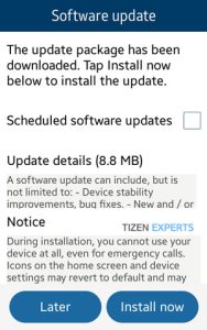 Samsung-Z1-Firmware-Update-India-Tizen-2