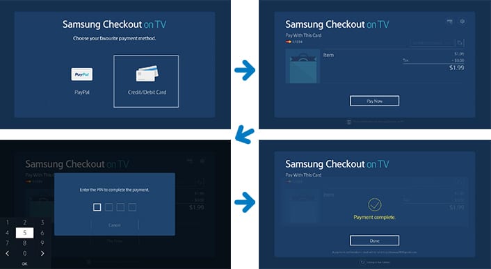Samsung-Checkout-on-Tizen-TV–Simple-Two-Step-Payment-Paypal-2