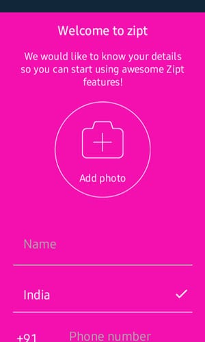 Zipt-Messenger messaging-app-with-voice-calls-Tizen-2