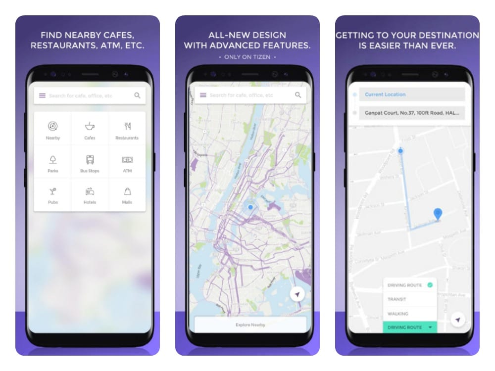 New maps app added to Tizen Store named 