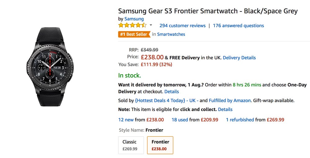 Samsung-Gear-S3-Amazon-UK
