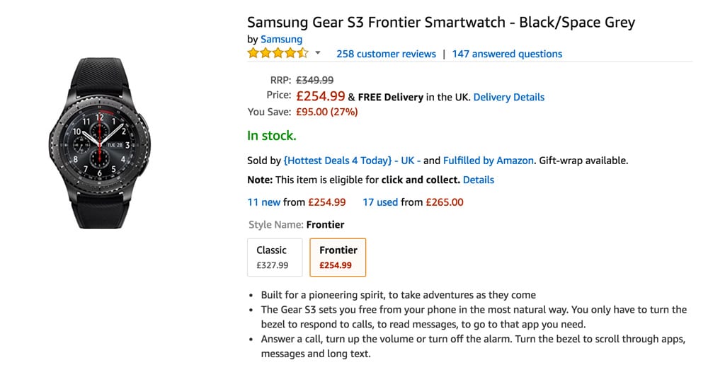 Samsung-Gear-S3-UK-Amazon