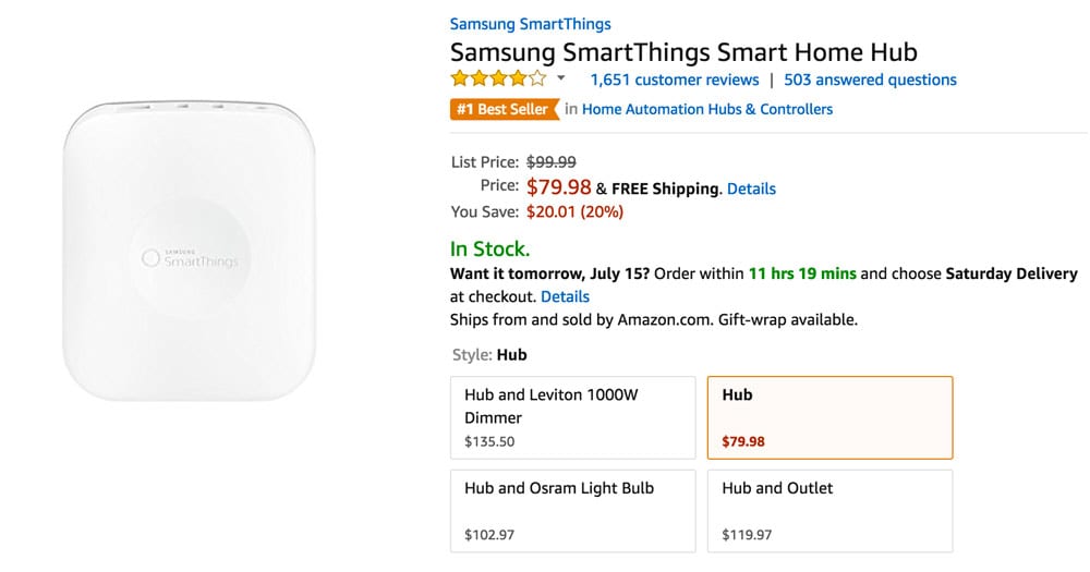 Samsung-SmartThings-Smart-Home-Hub
