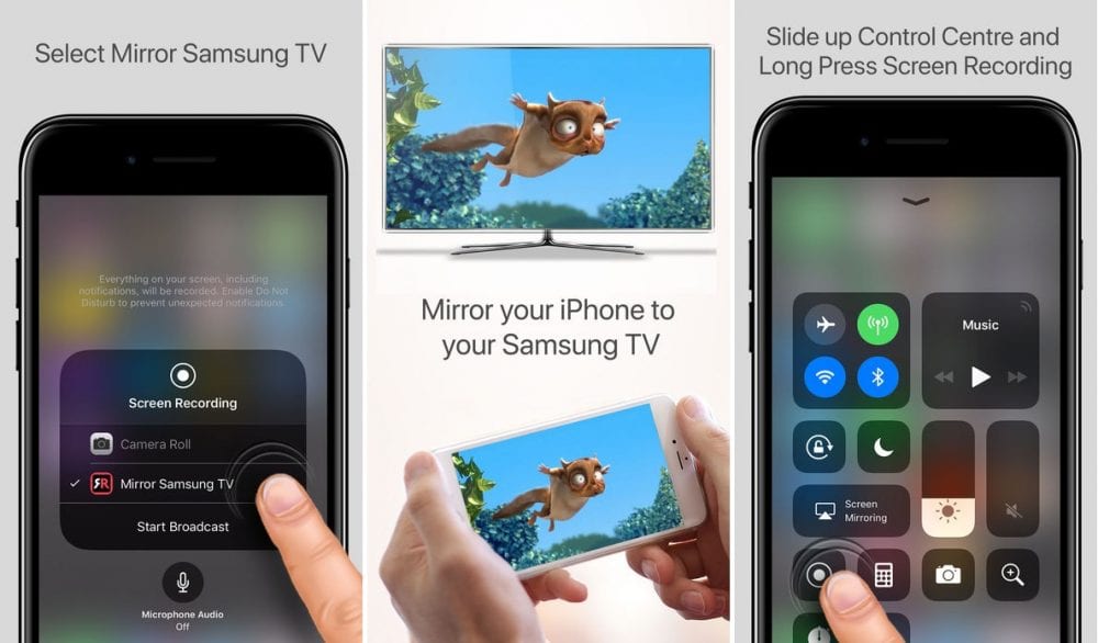 Airplay Your Iphone Or Ipad Screen, How To Mirror Iphone Smart Samsung Tv
