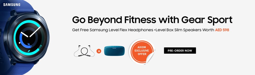 Samsung-Gear-Sport-pre-orders-live-in-the-UAE-with-free-Samsung-U-Flex-and-Level-Box-Slim-Bluetooth-speakers.