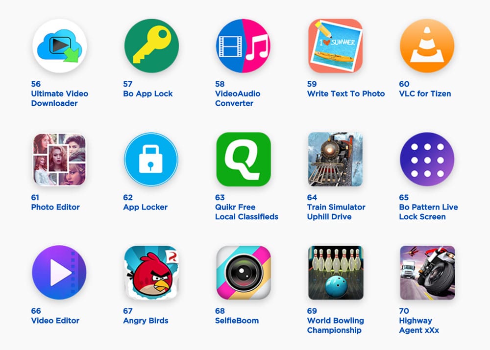 Tizen-Store-Monthly-Top-100-Apps-Games-September-5
