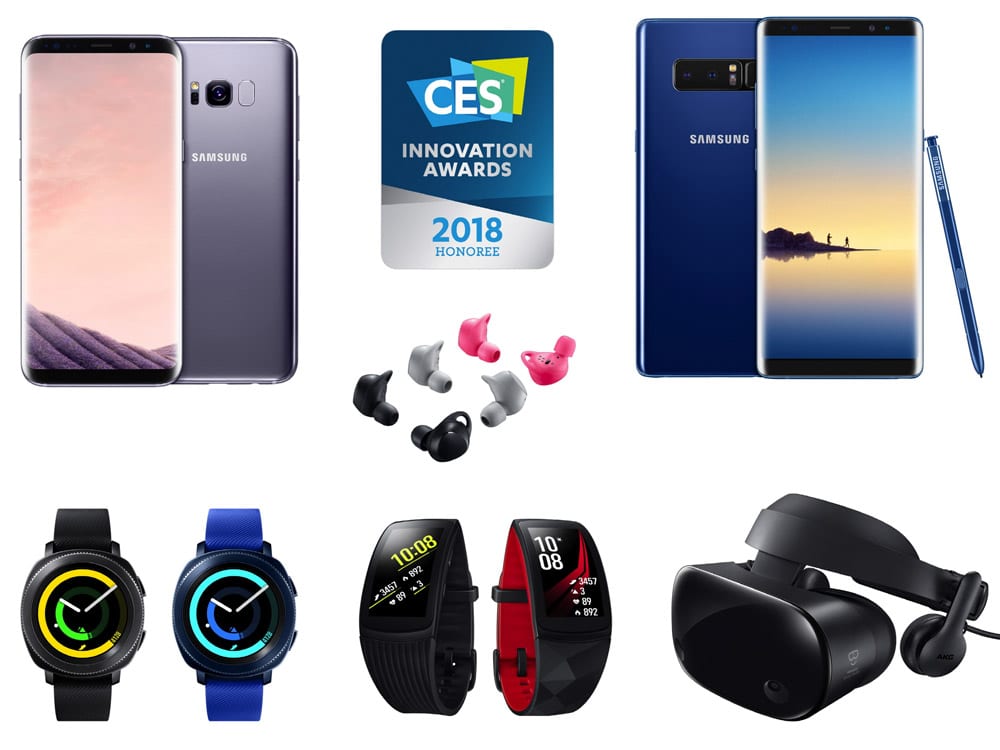 36 Samsung products  bag awards for outstanding design and 