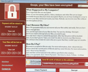 WannaCry Ransomware Hack Bitcoin