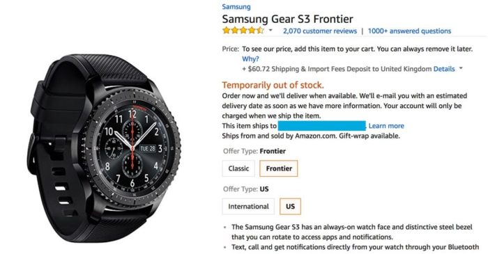 Samsung-Gear-S3-Frontier-$269.99