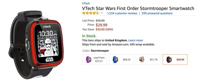 $30-VTech-Stormtrooper-smart-watch-kids-1