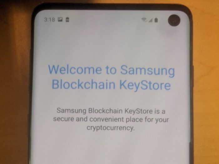 Samsung Blockchain KeyStore
