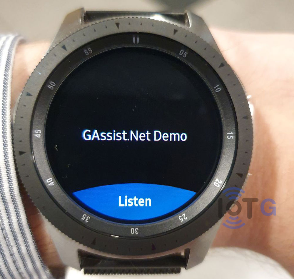 google home on gear s3