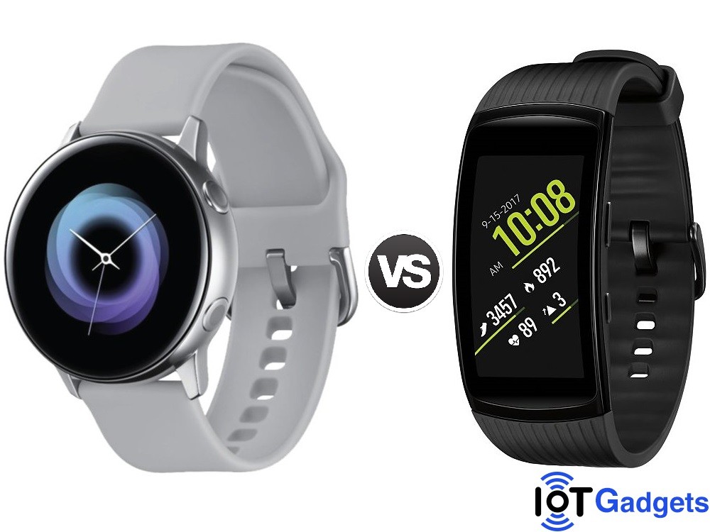 Galaxy Watch Active vs Gear Fit2 Pro 