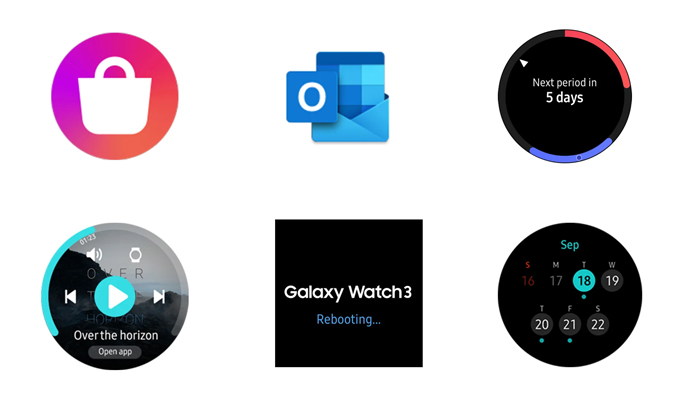samsung galaxy watch 3 outlook and apps
